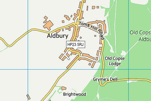 HP23 5RJ map - OS VectorMap District (Ordnance Survey)