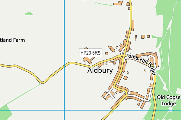 HP23 5RS map - OS VectorMap District (Ordnance Survey)