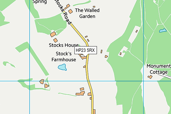 HP23 5RX map - OS VectorMap District (Ordnance Survey) HP23 5RX map - OS VectorMap District (Ordnance Survey)