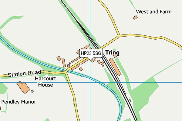 HP23 5SG map - OS VectorMap District (Ordnance Survey) HP23 5SG map - OS VectorMap District (Ordnance Survey)