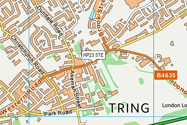 HP23 5TE map - OS VectorMap District (Ordnance Survey) HP23 5TE map - OS VectorMap District (Ordnance Survey)