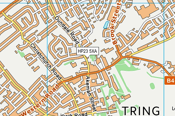 HP23 5XA map - OS VectorMap District (Ordnance Survey) HP23 5XA map - OS VectorMap District (Ordnance Survey)