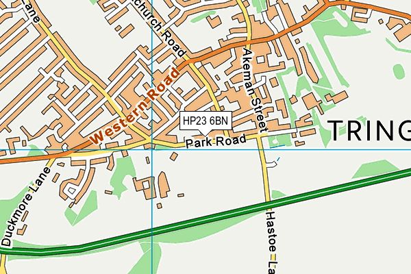 HP23 6BN map - OS VectorMap District (Ordnance Survey) HP23 6BN map - OS VectorMap District (Ordnance Survey)