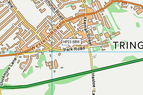 HP23 6BW map - OS VectorMap District (Ordnance Survey) HP23 6BW map - OS VectorMap District (Ordnance Survey)