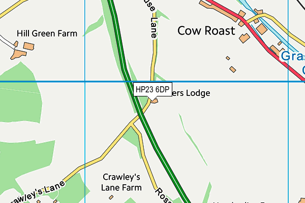 HP23 6DP map - OS VectorMap District (Ordnance Survey)