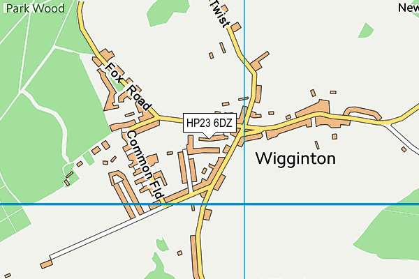 HP23 6DZ map - OS VectorMap District (Ordnance Survey) HP23 6DZ map - OS VectorMap District (Ordnance Survey)