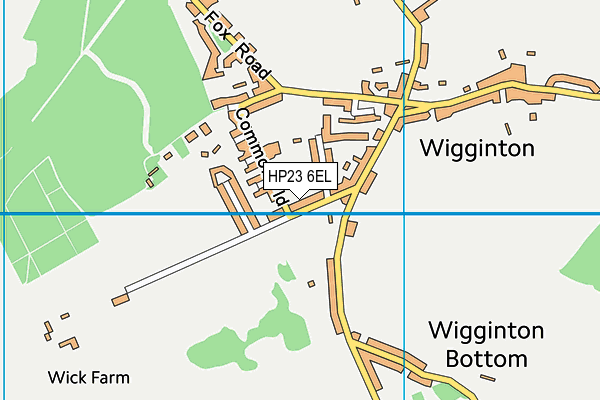 HP23 6EL map - OS VectorMap District (Ordnance Survey)