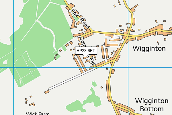 HP23 6ET map - OS VectorMap District (Ordnance Survey)
