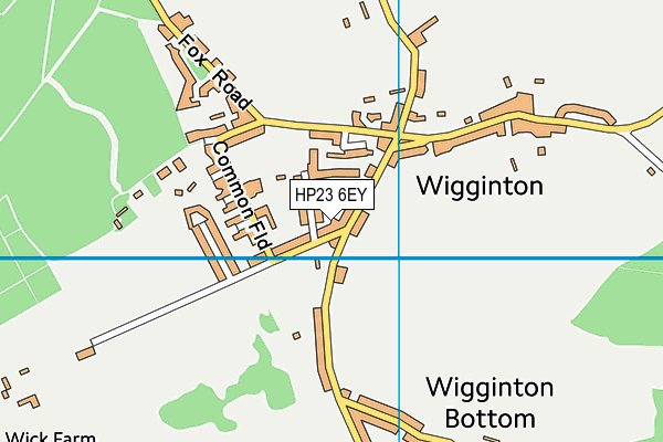 HP23 6EY map - OS VectorMap District (Ordnance Survey)