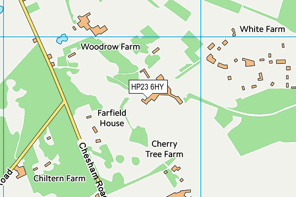 HP23 6HY map - OS VectorMap District (Ordnance Survey) HP23 6HY map - OS VectorMap District (Ordnance Survey)