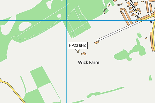 HP23 6HZ map - OS VectorMap District (Ordnance Survey)