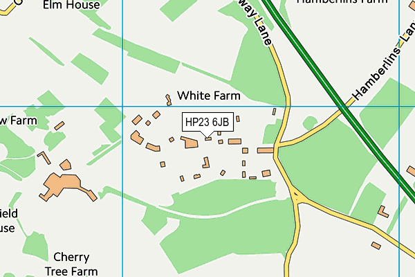 HP23 6JB map - OS VectorMap District (Ordnance Survey) HP23 6JB map - OS VectorMap District (Ordnance Survey)