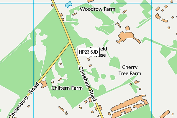 HP23 6JD map - OS VectorMap District (Ordnance Survey)