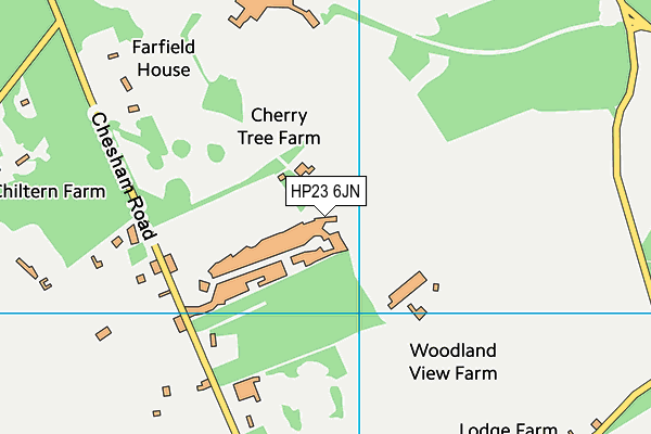 HP23 6JN map - OS VectorMap District (Ordnance Survey) HP23 6JN map - OS VectorMap District (Ordnance Survey)