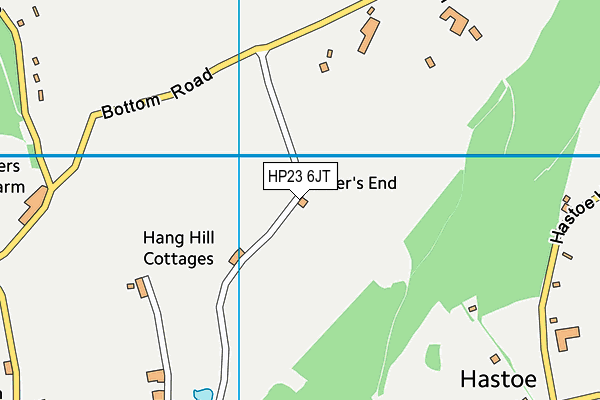 HP23 6JT map - OS VectorMap District (Ordnance Survey) HP23 6JT map - OS VectorMap District (Ordnance Survey)
