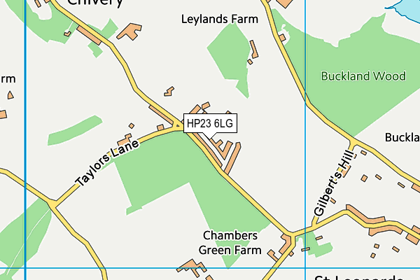 HP23 6LG map - OS VectorMap District (Ordnance Survey) HP23 6LG map - OS VectorMap District (Ordnance Survey)