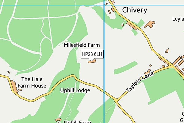 HP23 6LH map - OS VectorMap District (Ordnance Survey)