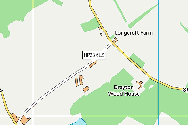 HP23 6LZ map - OS VectorMap District (Ordnance Survey)