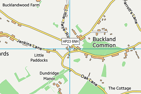 HP23 6NH map - OS VectorMap District (Ordnance Survey)