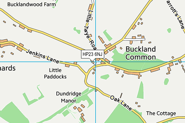HP23 6NJ map - OS VectorMap District (Ordnance Survey) HP23 6NJ map - OS VectorMap District (Ordnance Survey)