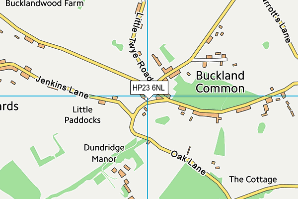 HP23 6NL map - OS VectorMap District (Ordnance Survey) HP23 6NL map - OS VectorMap District (Ordnance Survey)