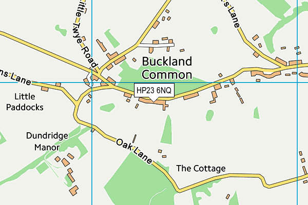 HP23 6NQ map - OS VectorMap District (Ordnance Survey)