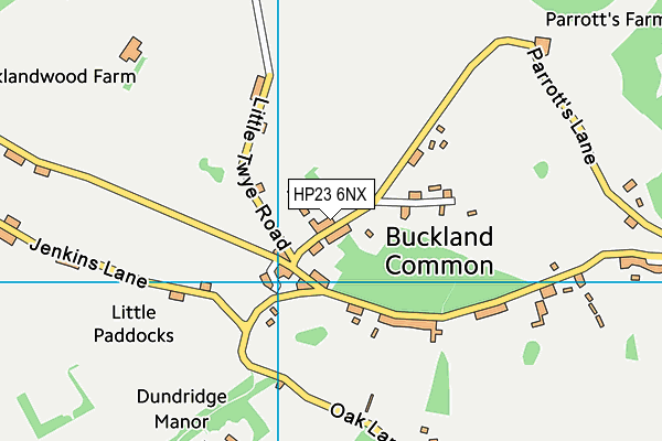 HP23 6NX map - OS VectorMap District (Ordnance Survey) HP23 6NX map - OS VectorMap District (Ordnance Survey)
