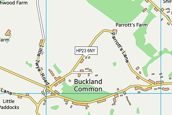 HP23 6NY map - OS VectorMap District (Ordnance Survey) HP23 6NY map - OS VectorMap District (Ordnance Survey)