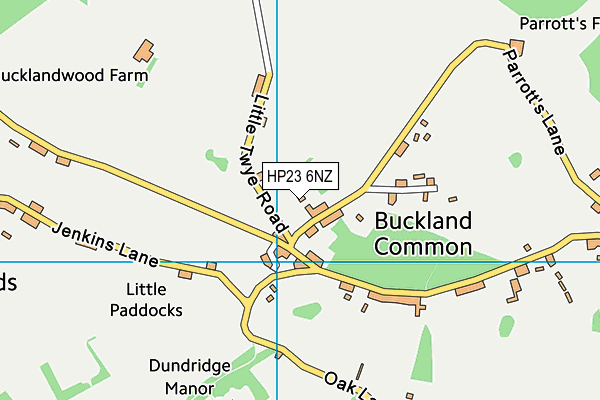 HP23 6NZ map - OS VectorMap District (Ordnance Survey) HP23 6NZ map - OS VectorMap District (Ordnance Survey)