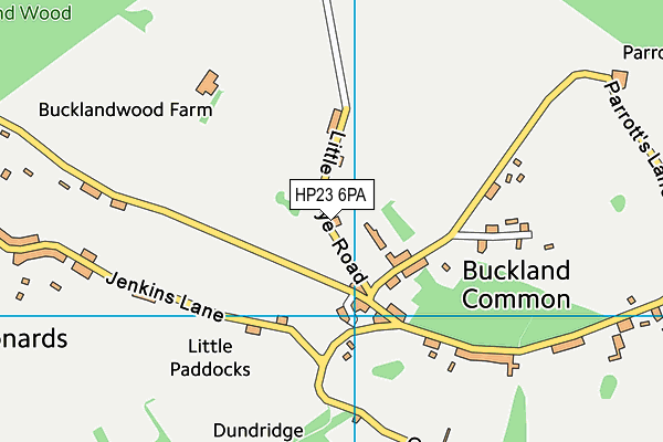 HP23 6PA map - OS VectorMap District (Ordnance Survey) HP23 6PA map - OS VectorMap District (Ordnance Survey)