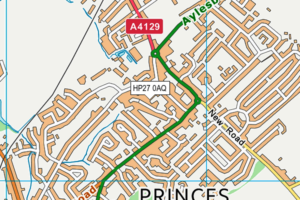 HP27 0AQ map - OS VectorMap District (Ordnance Survey) HP27 0AQ map - OS VectorMap District (Ordnance Survey)