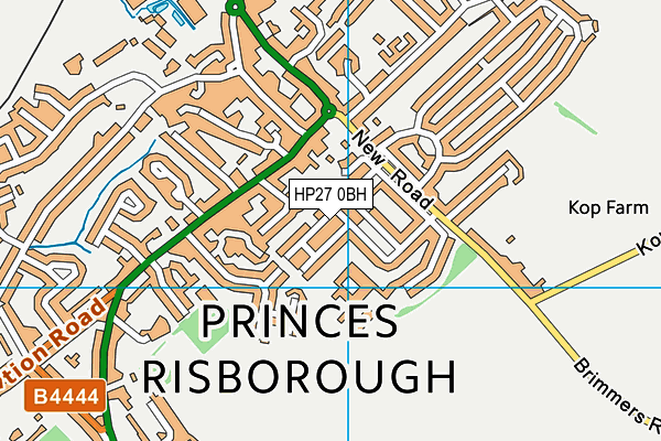 HP27 0BH map - OS VectorMap District (Ordnance Survey) HP27 0BH map - OS VectorMap District (Ordnance Survey)