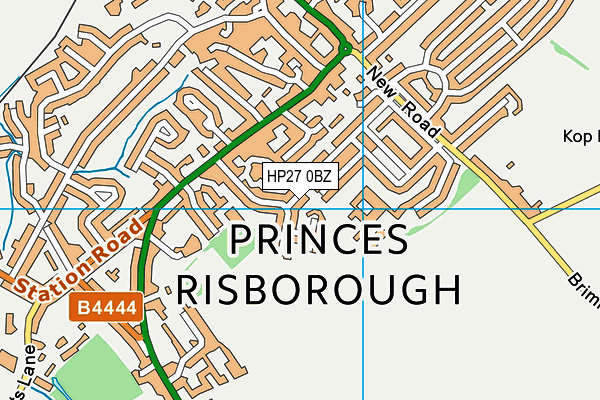 HP27 0BZ map - OS VectorMap District (Ordnance Survey) HP27 0BZ map - OS VectorMap District (Ordnance Survey)