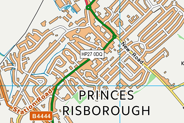 HP27 0DQ map - OS VectorMap District (Ordnance Survey) HP27 0DQ map - OS VectorMap District (Ordnance Survey)