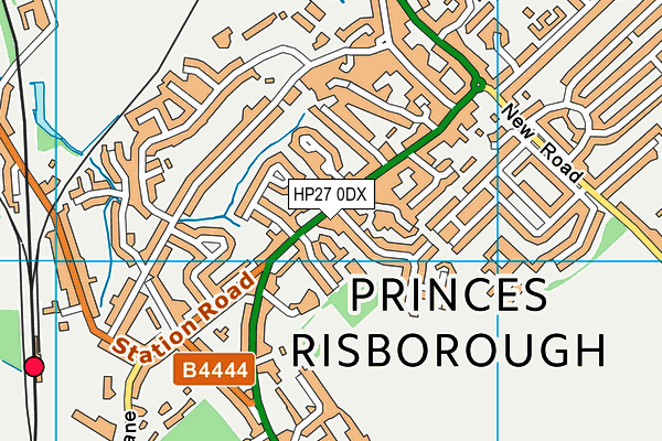 HP27 0DX map - OS VectorMap District (Ordnance Survey) HP27 0DX map - OS VectorMap District (Ordnance Survey)