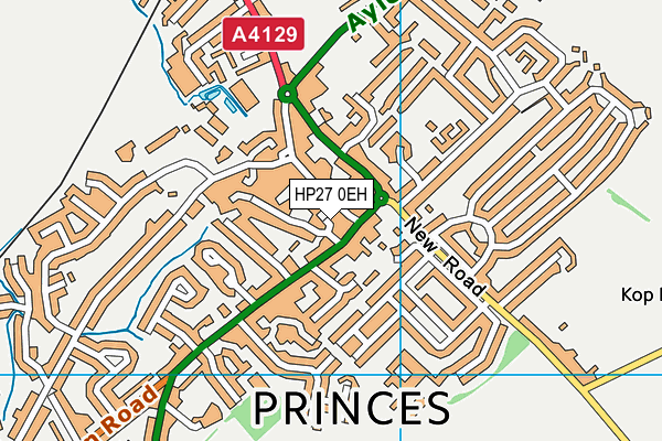 HP27 0EH map - OS VectorMap District (Ordnance Survey) HP27 0EH map - OS VectorMap District (Ordnance Survey)