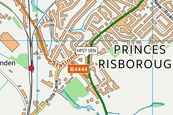 HP27 0EN map - OS VectorMap District (Ordnance Survey) HP27 0EN map - OS VectorMap District (Ordnance Survey)