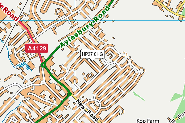 HP27 0HG map - OS VectorMap District (Ordnance Survey) HP27 0HG map - OS VectorMap District (Ordnance Survey)