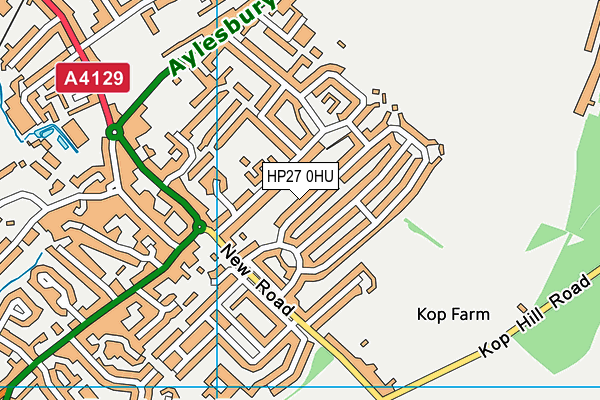 HP27 0HU map - OS VectorMap District (Ordnance Survey) HP27 0HU map - OS VectorMap District (Ordnance Survey)