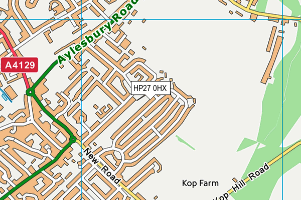 HP27 0HX map - OS VectorMap District (Ordnance Survey) HP27 0HX map - OS VectorMap District (Ordnance Survey)