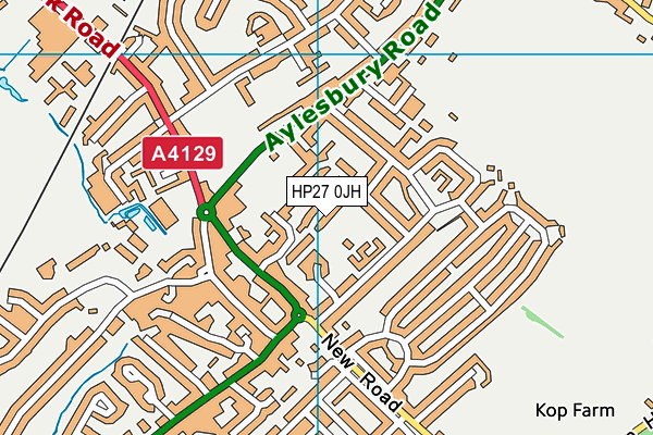 HP27 0JH map - OS VectorMap District (Ordnance Survey) HP27 0JH map - OS VectorMap District (Ordnance Survey)