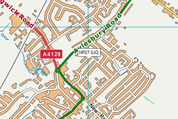 HP27 0JQ map - OS VectorMap District (Ordnance Survey) HP27 0JQ map - OS VectorMap District (Ordnance Survey)