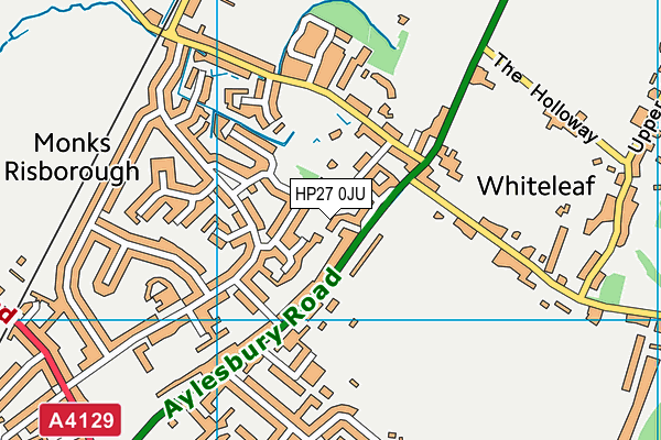HP27 0JU map - OS VectorMap District (Ordnance Survey) HP27 0JU map - OS VectorMap District (Ordnance Survey)
