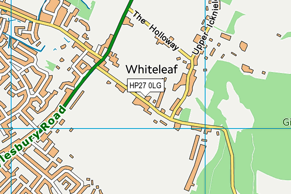 HP27 0LG map - OS VectorMap District (Ordnance Survey) HP27 0LG map - OS VectorMap District (Ordnance Survey)