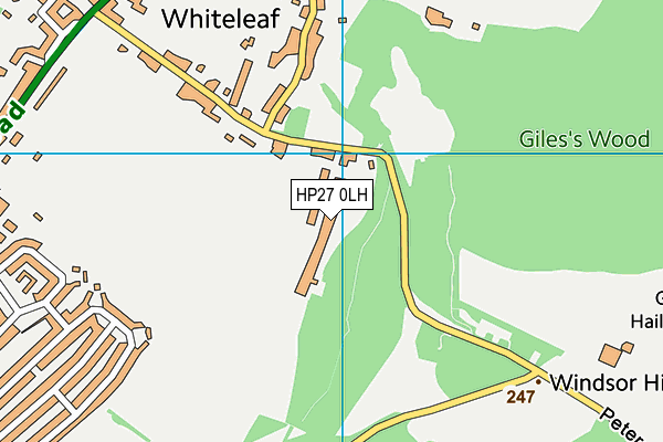 HP27 0LH map - OS VectorMap District (Ordnance Survey) HP27 0LH map - OS VectorMap District (Ordnance Survey)
