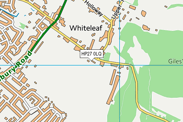 HP27 0LQ map - OS VectorMap District (Ordnance Survey) HP27 0LQ map - OS VectorMap District (Ordnance Survey)