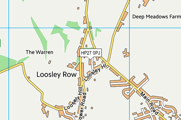 HP27 0PJ map - OS VectorMap District (Ordnance Survey) HP27 0PJ map - OS VectorMap District (Ordnance Survey)
