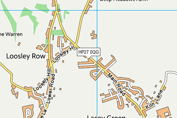 HP27 0QG map - OS VectorMap District (Ordnance Survey) HP27 0QG map - OS VectorMap District (Ordnance Survey)