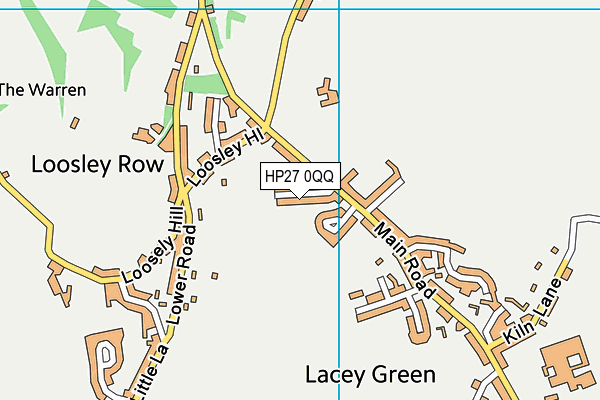 HP27 0QQ map - OS VectorMap District (Ordnance Survey) HP27 0QQ map - OS VectorMap District (Ordnance Survey)