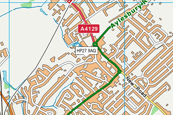 HP27 9AQ map - OS VectorMap District (Ordnance Survey) HP27 9AQ map - OS VectorMap District (Ordnance Survey)